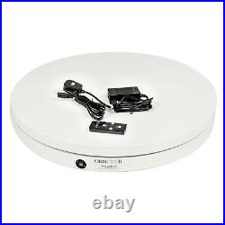 Photography Adjustable Triple-Speed White Motorised Turntable and Remote Control