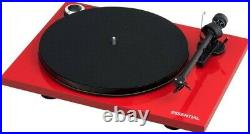 Pro-Ject (Project) Essential III SB Turntable (Gloss Red) With Speed Control