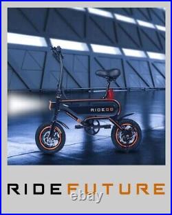 RIDE CITY folding electric micro E-bike 500watt 36v 7. Ah 25kmph + cruise control