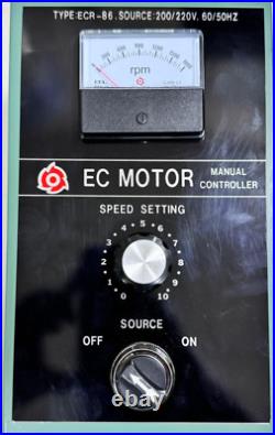 San Chih EC Motor Manual Controller -ECR-86 1-10 Speed Settings San Chih EC Motor Manual Controller -ECR-86 1-10 Speed Settings