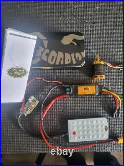 Scorpion motor and speed controller with programme card