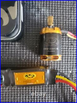 Scorpion motor and speed controller with programme card