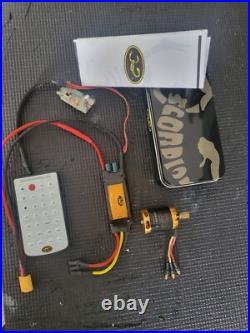 Scorpion motor and speed controller with programme card