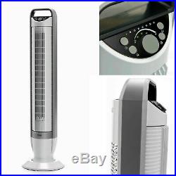 Seville Classic Tower Fan With DC Motor And 5 Speed Control With Remote