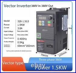 Single-Phase 220V To Three-Phase 380V 1.5kW Motor Fan Speed Controller