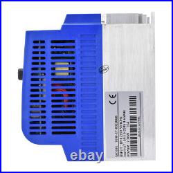 Single Phase To 3Phase Motor Drive VFD Frequency Speed Controller AC220V 2.2KW