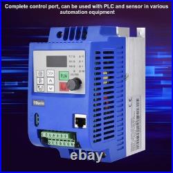 Single Phase To 3 Phase Motor Drive VFD Frequency Speed Controller AC220V 2.2KW