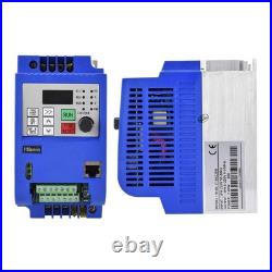Single Phase To 3 Phase Motor Drive VFD Frequency Speed Controller AC220V 2.2KW