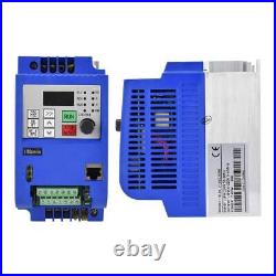 Single to 3 Phase Motor Drive VFD Frequency Speed Controller AC220V 2.2KW New