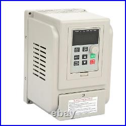 Singlephase Variable Frequency Drive VFD Speed Controller For 3phase 2.2kW Motor
