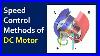 Speed Control Of DC Motor Voltage Control Flux Control Armature Resistance Control