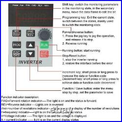 Speed Controller Frequency Inverter AC Motor Drive Variable PWM Control