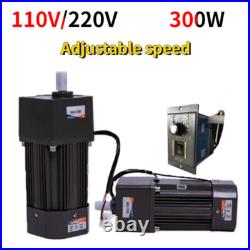 Speed Variable 300W Electric AC 220/110V Motor Adapter Gear Box Motor Controller