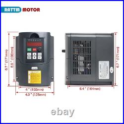 UK? 2.2KW 380V VFD Variable Frequency Drive Inverter 3-Phase Motor Speed Control