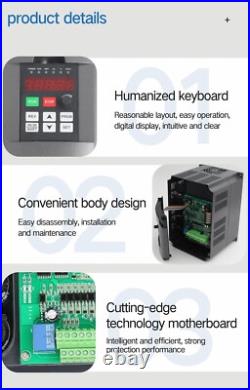 UK? HY VFD Frequency 2.2KW 220V Single to 3Phase Motor Inverter Speed Controller UK? HY VFD Frequency 2.2KW 220V Single to 3Phase Motor Inverter Speed Controller