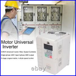 Universal Motor Inverter 5.5KW Speed Control For Fans Pumps