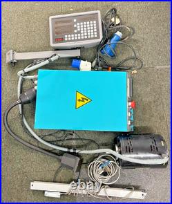 Used Motor + Variable Speed Control Box 3 Axis Machine Dro All Connected 240v