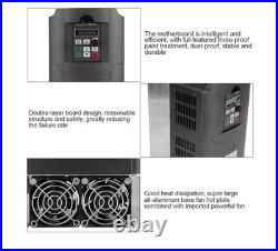 VFD Frequency Speed Controller 2.2kW 220V Single to 3-Phase Motor Inverter