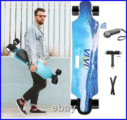 VIVI Electric Skateboard E-Longboard withRemote Control, 350W2 Motor 30KM/H Speed