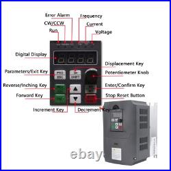 Variable Frequency Drive 220v To 380v 3-Phase Motor Speed Controller 11kw 15HP Variable Frequency Drive 220v To 380v 3-Phase Motor Speed Controller 11kw 15HP