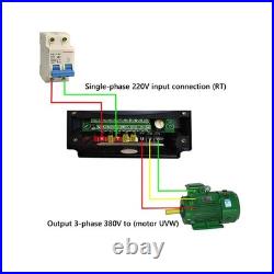 Variable Frequency Drive 220v To 380v 3-Phase Motor Speed Controller 11kw 15HP Variable Frequency Drive 220v To 380v 3-Phase Motor Speed Controller 11kw 15HP