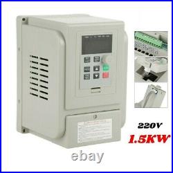 Variable Frequency Drive AC-220V 1.5KW VFD Motor Speed Controller 8A For 3-Phase