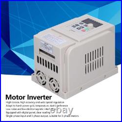 Variable Frequency Inverter Motor Speed Controller Output 3-Phase 220V 2.2KW