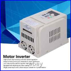 Variable Frequency Inverter Motor Speed Controller Output 3-Phase 220V 2.2KW NEW