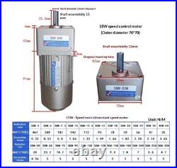 Variable Speed Motor 220V Three-Phase Adjustable Single-Phase Speed Control