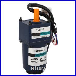 Variable Speed Motor AC220V 6W Reduction Geared Motor With Controller For