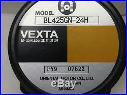 Vexta HBL425GN-24 DC Brushless Motor 25W 300-2000RPM with Driver Speed Controller