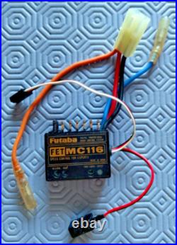 Vintage Futaba MC116 Electronic Speed Controller ESC for Brushed Motors