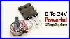 Voltage Regulator Circuit 0 24v Using 2 Components Only Speed Controller Circuit