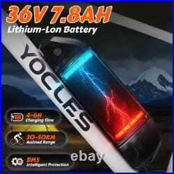 YOCLES 27.5'' Electric Bike 250W Motor E Mountain Bike Battery E-Bike 25km/h