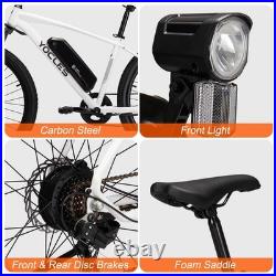 YOCLES 27.5'' Electric Bike 250W Motor E Mountain Bike Battery E-Bike 25km/h