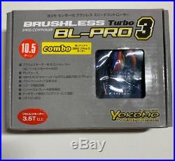 Yokomo BL-PRO 3 Turbo Combo, Brushless Motor + Speed Controller For Drift Cars