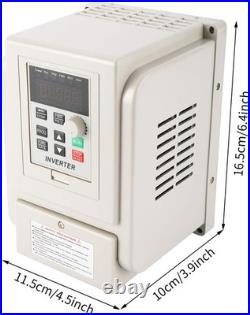 Yosoo Health Gear Inverter Motor Speed Controller Output Phase 220v RRP £98