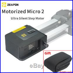 Zeapon Motor-driven and Adjustable Speed with Intuitive control for Micro Slider